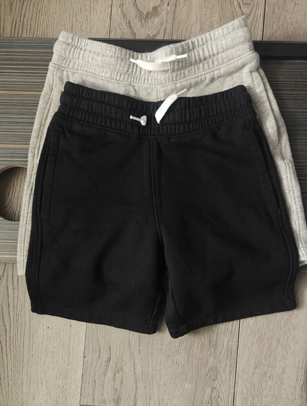 Old Navy Black Kids Drawstring Cotton Shorts